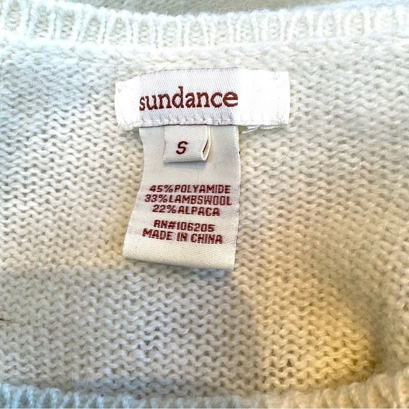 Sundance Sweater Wool Alpaca Ivory (S) - Picture 6 of 8
